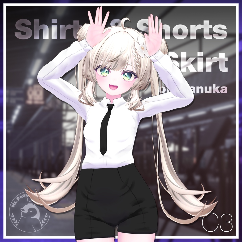 【17Avatars】Shirts & Shorts, Skirt / シャツ&ショーツ,スカート (C3)