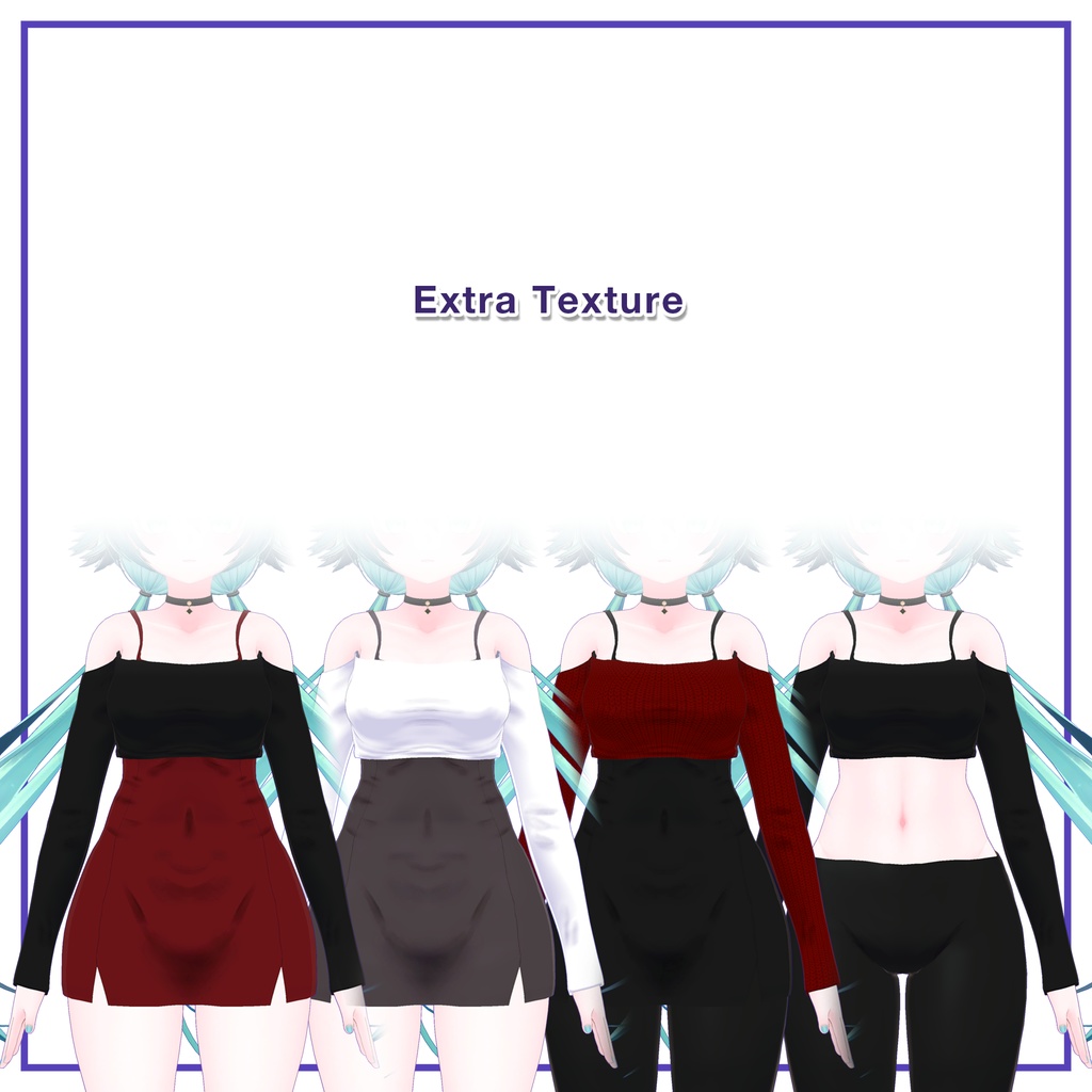 Offshoulder Top Dress for Rindo / オフショルダー トップ ワンピース【竜胆用】 (C5)