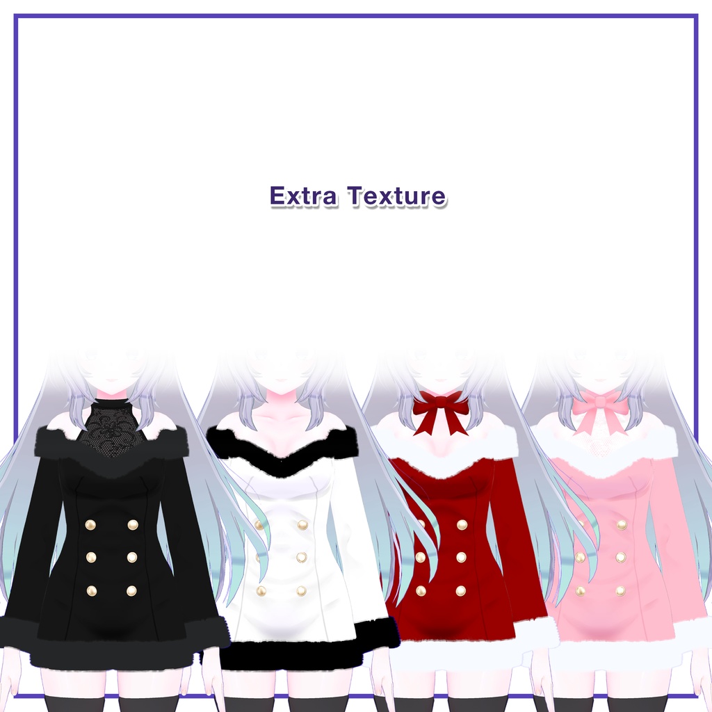 Winter Fur Dress for Wolferia / ウィンターファーワンピース【ウルフェリア用】 (C6)