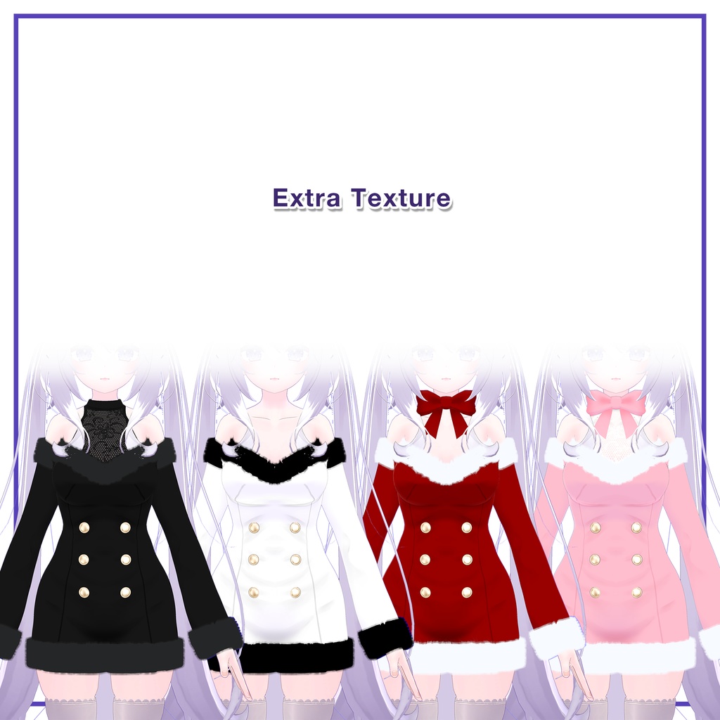 Winter Fur Dress for Maya / ウィンターファーワンピース【舞夜用】 (C6)