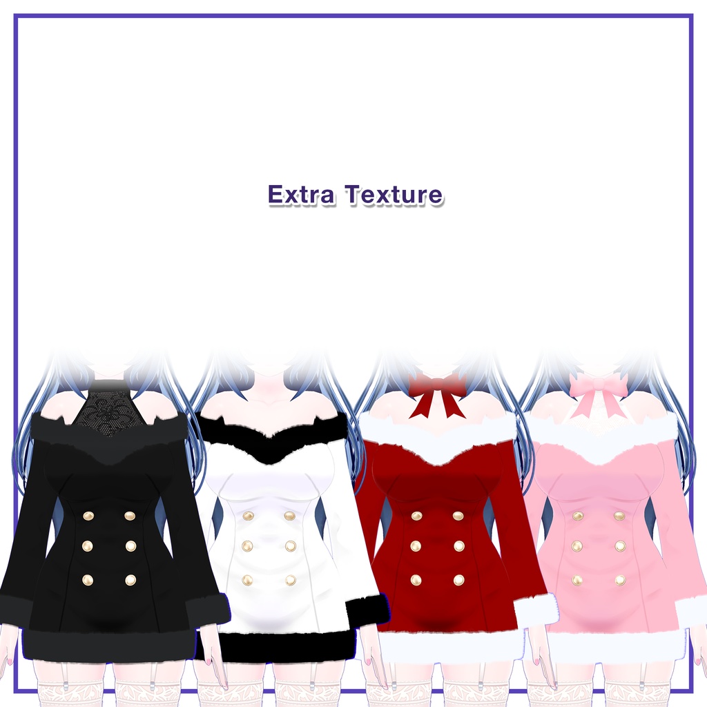 Winter Fur Dress for Imeris / ウィンターファーワンピース【イメリス用】 (C6)