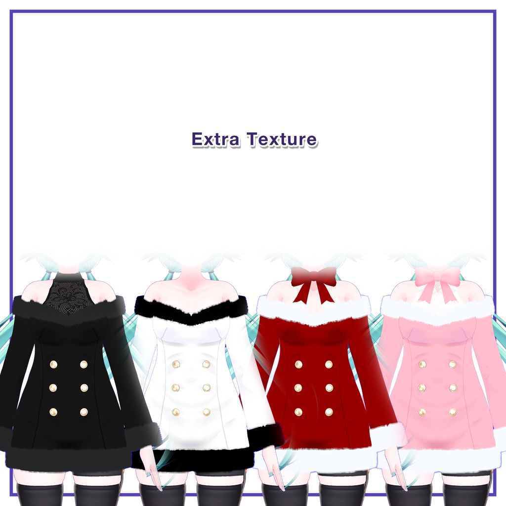 Winter Fur Dress for Rindo / ウィンターファーワンピース【竜胆用】 (C6)