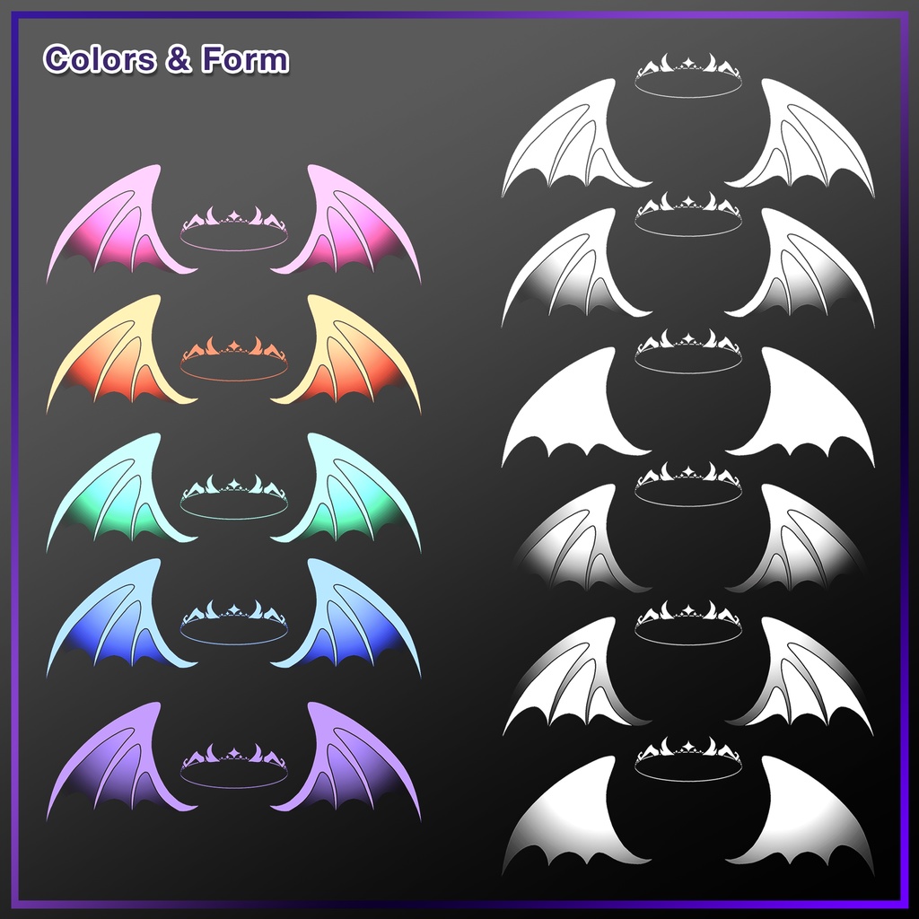 Halo&DevilWings -NEON- / ハロー&デビルウィングス -ネオン- (A3)