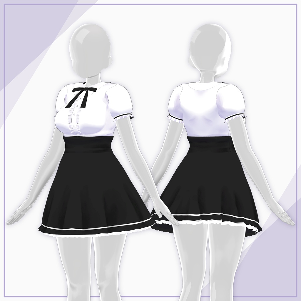 【4Avatars】Blouse & High Waist / ブラウス&ハイウエスト (C7)