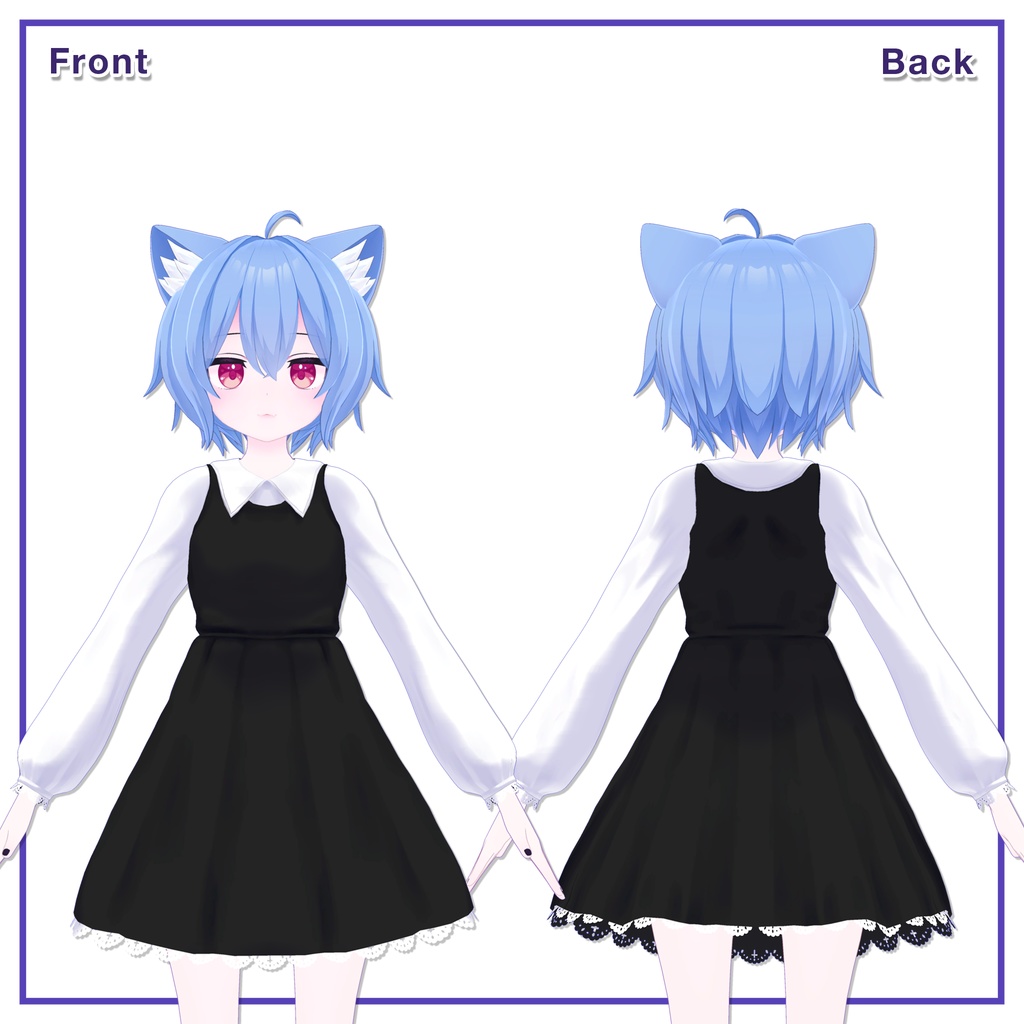 Shoulder Strap Dress for Rusk / ショルダーストラップワンピース【ラスク用】 (C4)