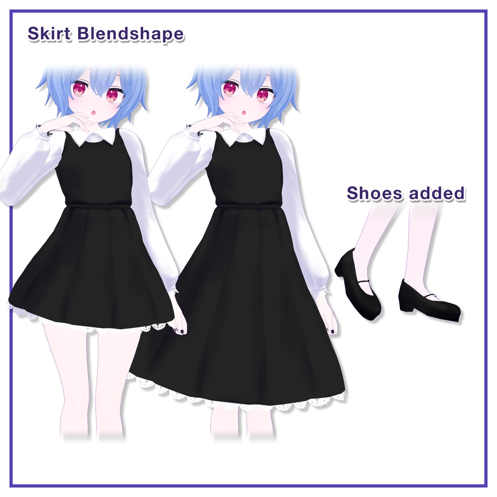 Shoulder Strap Dress for Rusk / ショルダーストラップワンピース【ラスク用】 (C4)