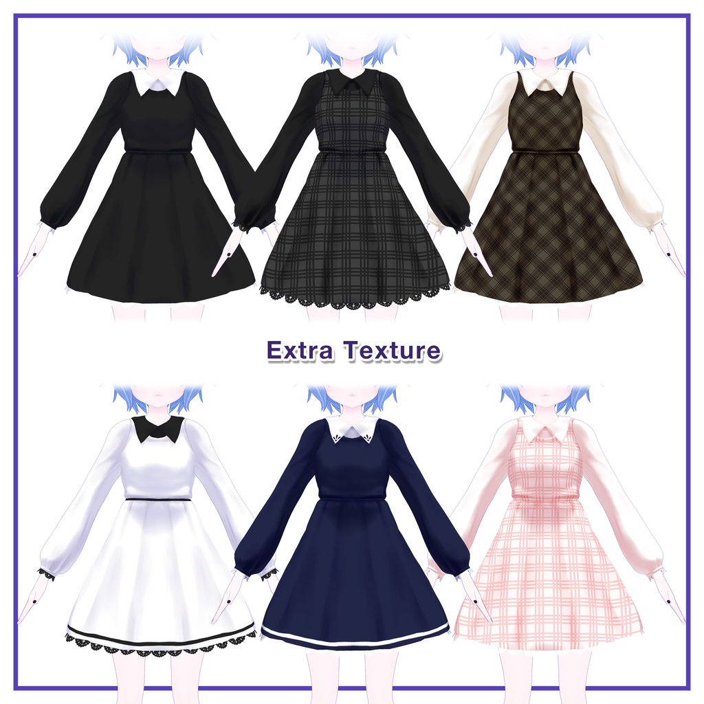 Shoulder Strap Dress for Rusk / ショルダーストラップワンピース【ラスク用】 (C4)