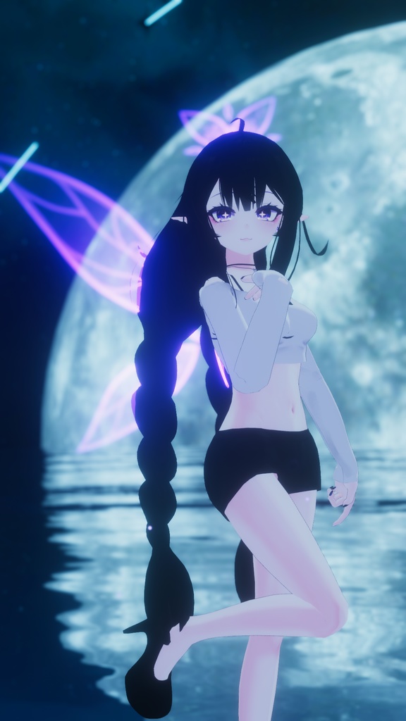 Ribbed top & Hotpants for Leefa, Lunalitt / リブトップ&ホットパンツ【リーファ,ルーナリット用】 (C8)