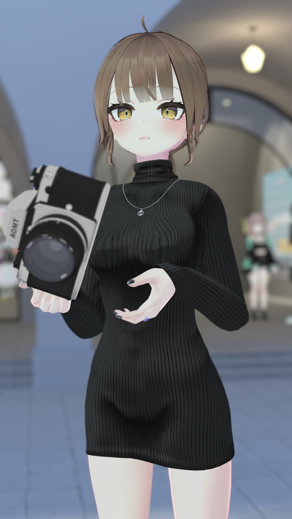 Turtleneck knit dress for Leefa, Lunalitt / タートルネックニットワンピース【リーファ,ルーナリット用】 (C2)