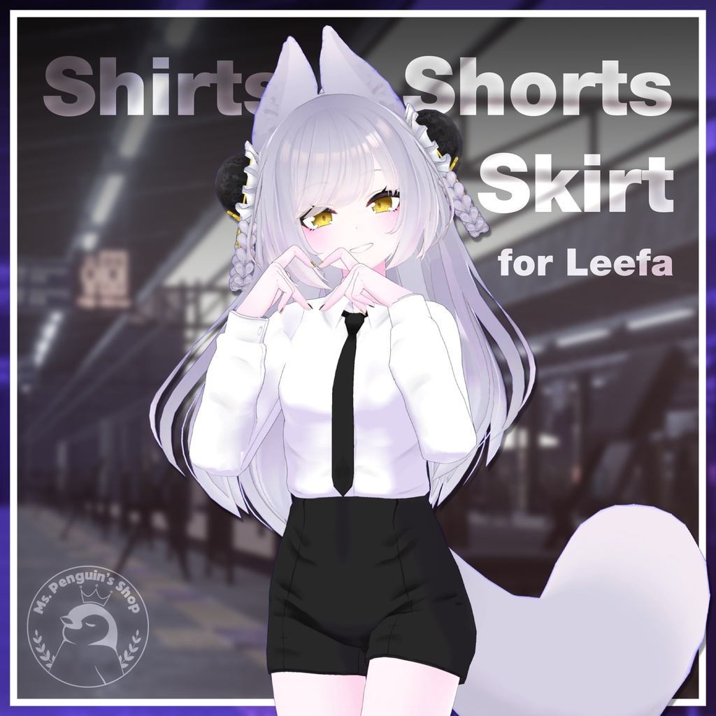 Shirts & Shorts, Skirt for Leefa, Lunalitt / シャツ&ショーツ,スカート【リーファ,ルーナリット用】 (C3)