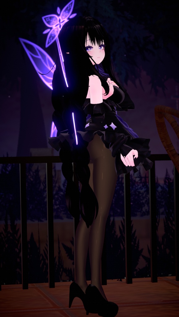 FlowerHalo&FairyWings -NEON- / フラワーハロー&フェアリーウィングス -ネオン- (A4)