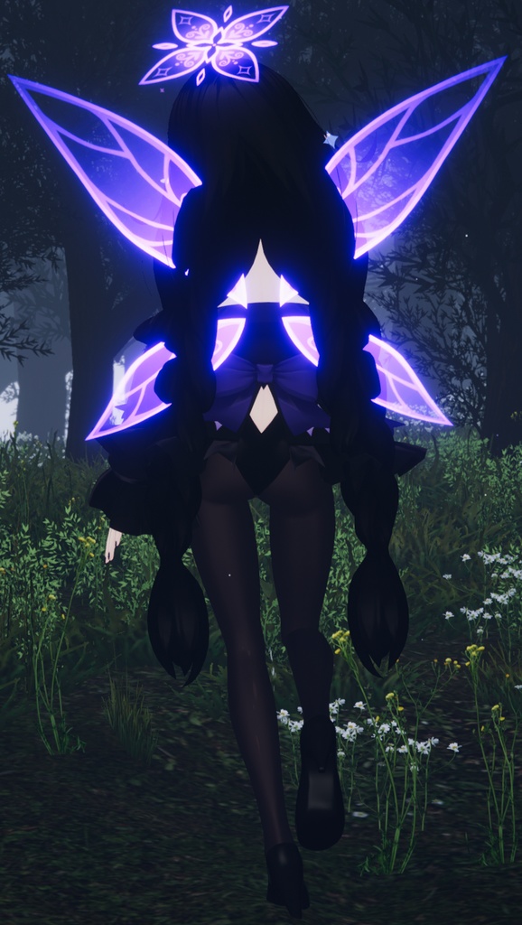 FlowerHalo&FairyWings -NEON- / フラワーハロー&フェアリーウィングス -ネオン- (A4)