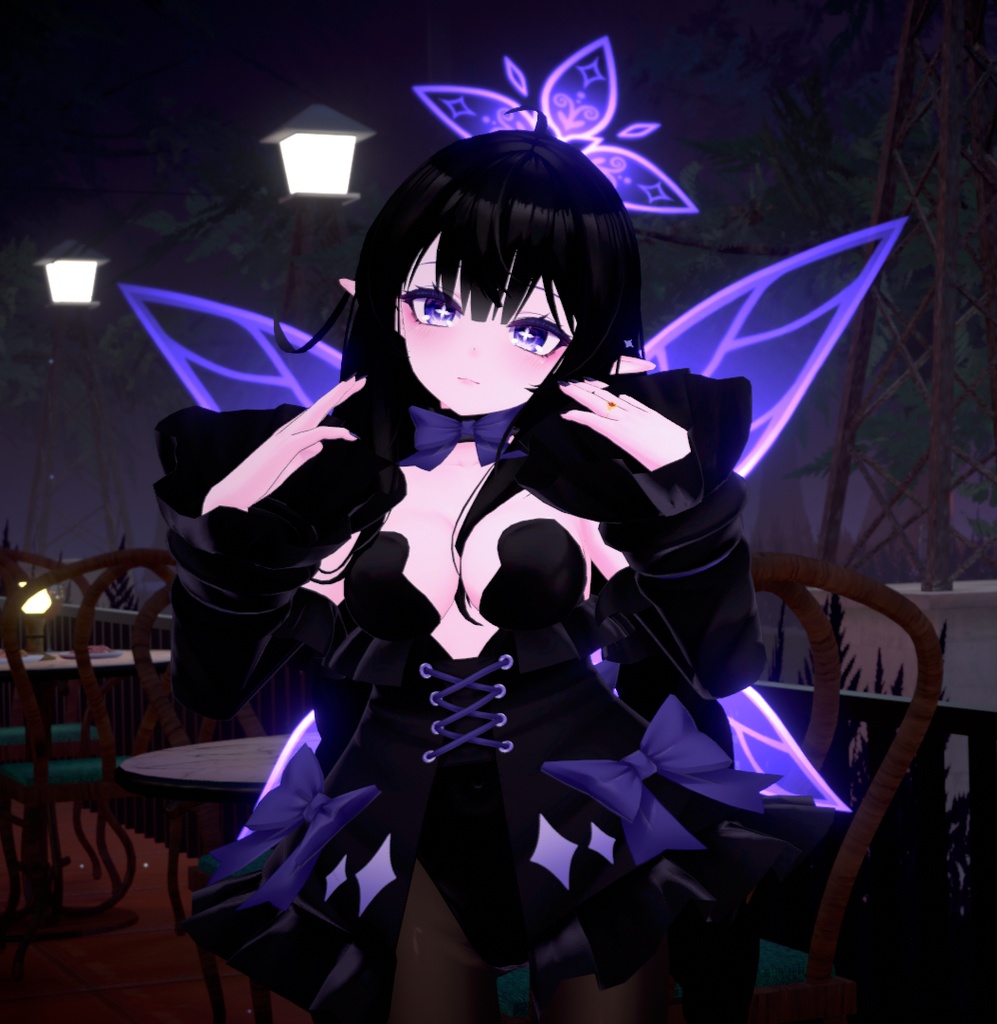 FlowerHalo&FairyWings -NEON- / フラワーハロー&フェアリーウィングス -ネオン- (A4)