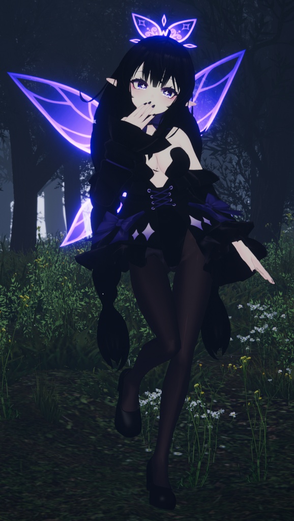 FlowerHalo&FairyWings -NEON- / フラワーハロー&フェアリーウィングス -ネオン- (A4)