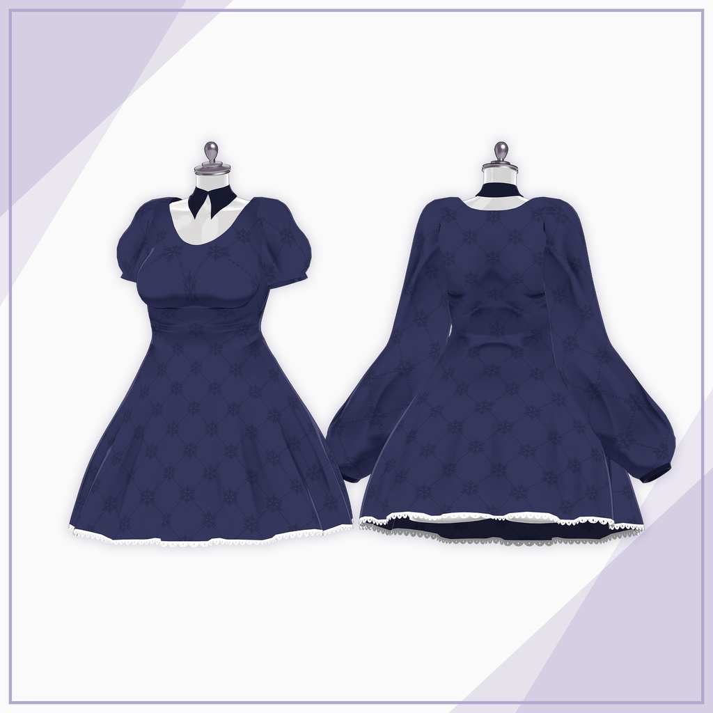 【9Avatars】Fur Jacket & Short Dress / ファージャケット&ショートワンピース (C9)