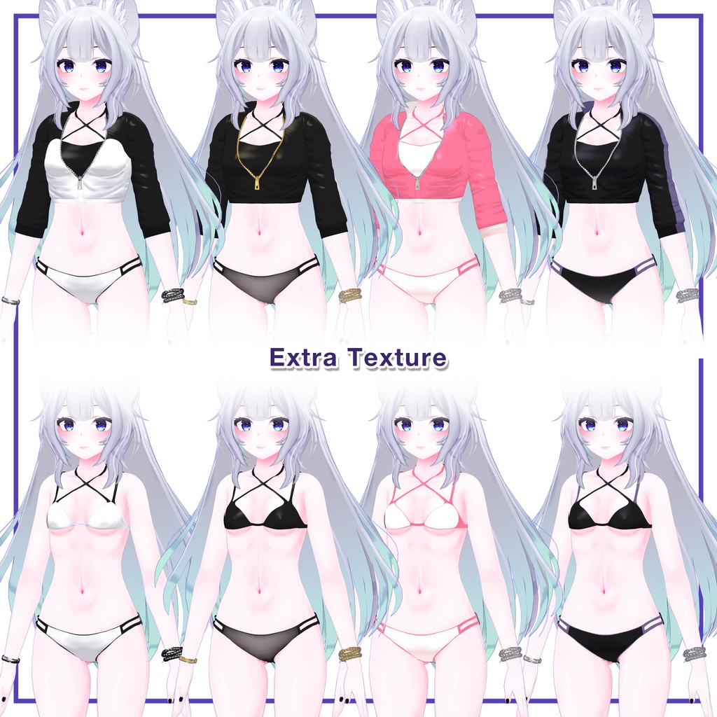 Rashguard Bikini for Wolferia / ラッシュガードビキニ 【ウルフェリア用】 (C10)