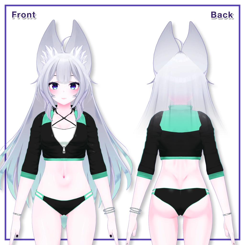 Rashguard Bikini for Wolferia / ラッシュガードビキニ 【ウルフェリア用】 (C10)
