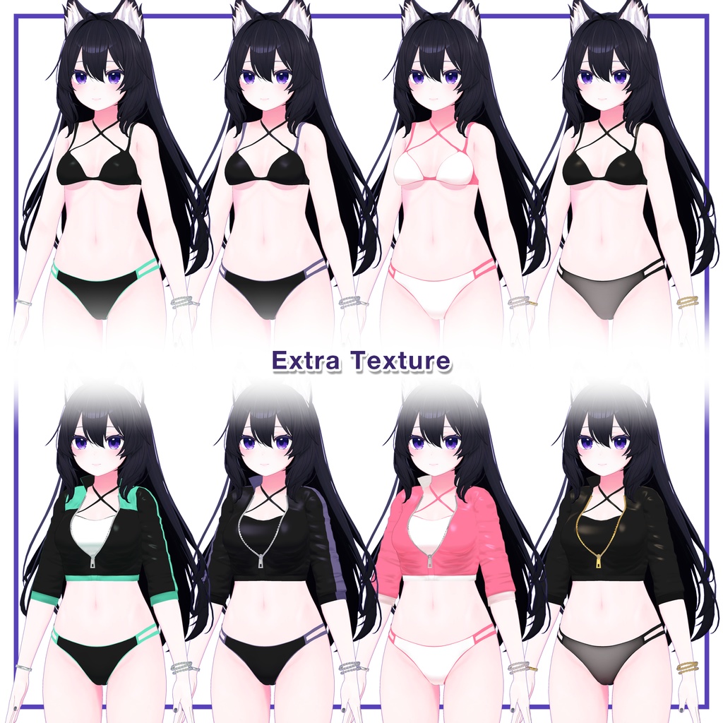 Rashguard Bikini for Kikyo / ラッシュガードビキニ 【桔梗用】 (C10)