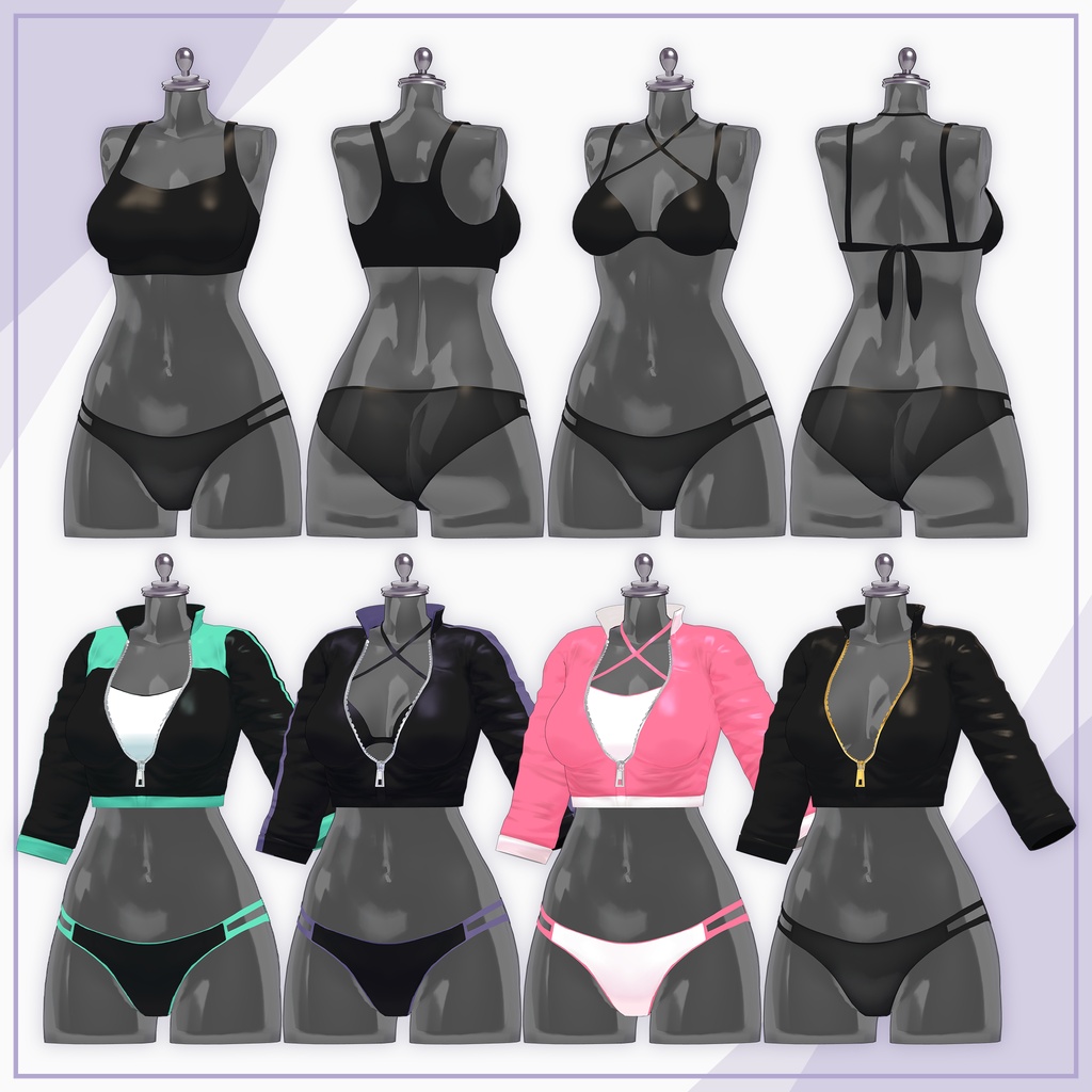 【12Avatars】Rashguard Bikini / ラッシュガードビキニ (C10)