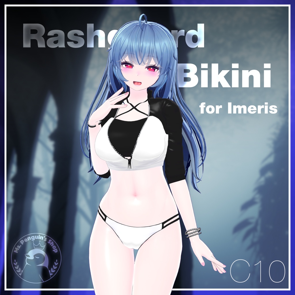 Rashguard Bikini for Imeris / ラッシュガードビキニ 【イメリス用】 (C10)