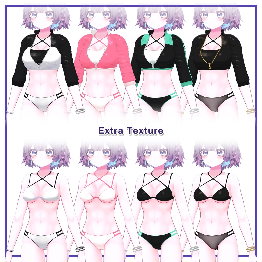 Rashguard Bikini for Mariel / ラッシュガードビキニ【まりえる用】 (C10)