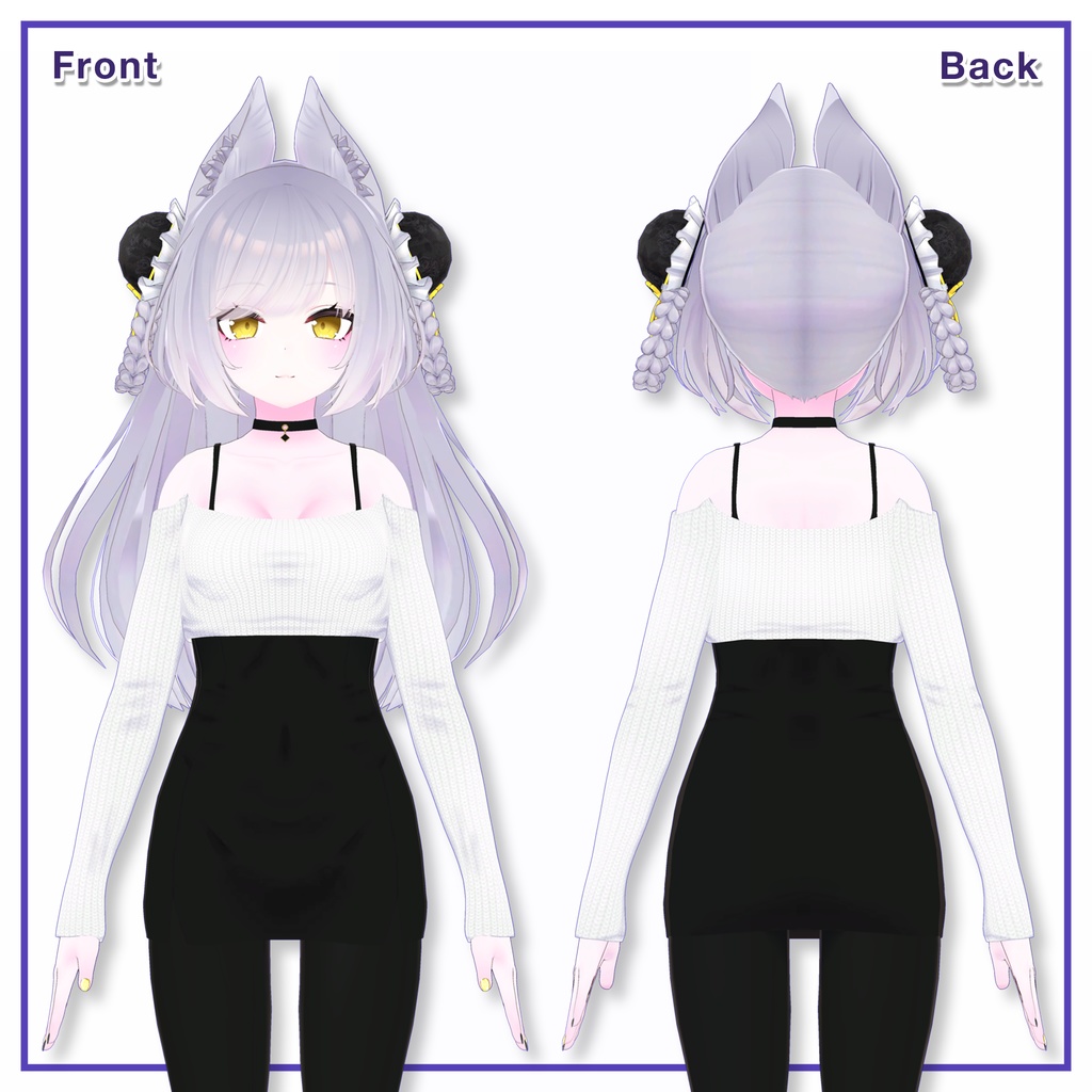 Offshoulder Top Dress for Leefa, Lunalitt / オフショルダー トップ ワンピース【リーファ,ルーナリット用】 (C5)