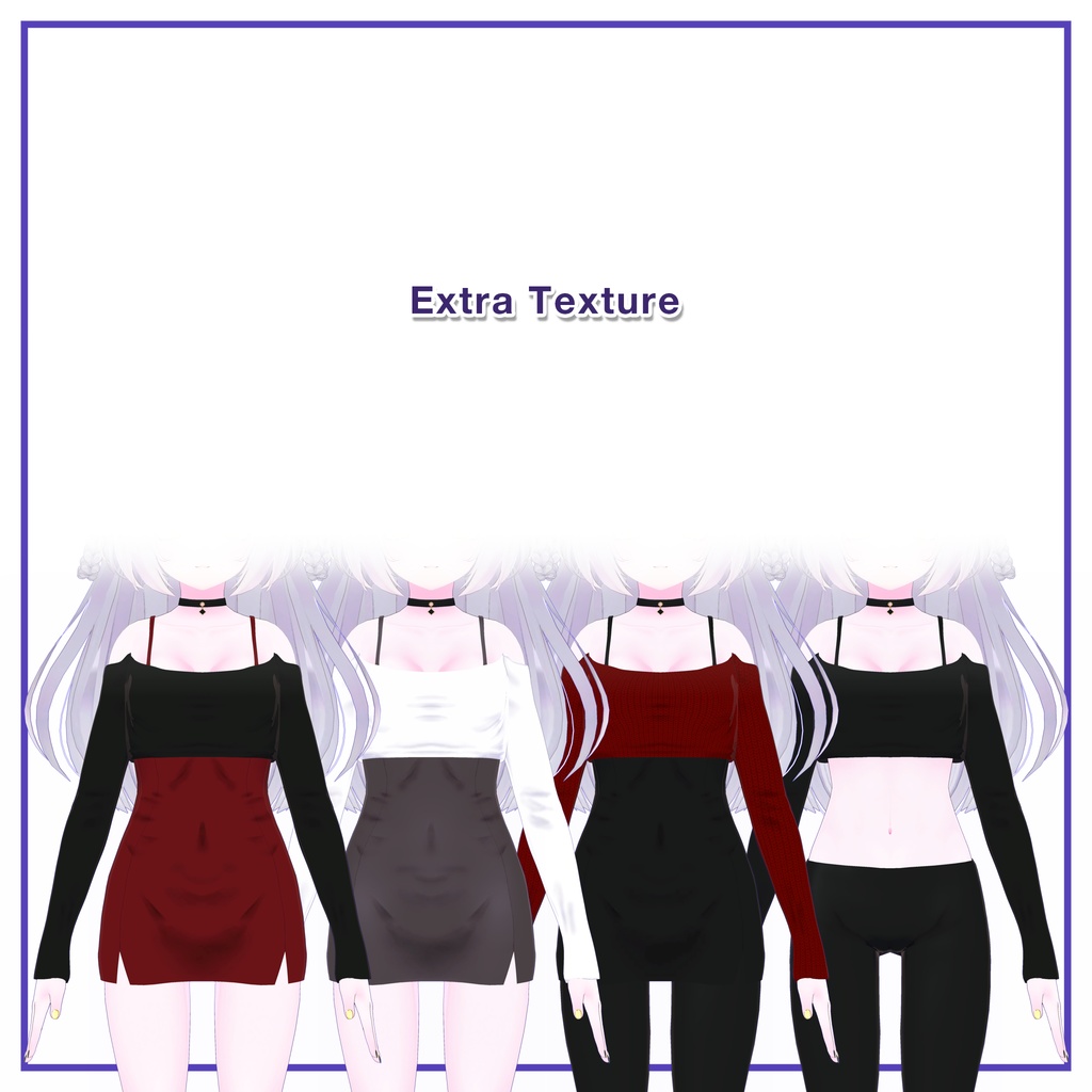 Offshoulder Top Dress for Leefa, Lunalitt / オフショルダー トップ ワンピース【リーファ,ルーナリット用】 (C5)