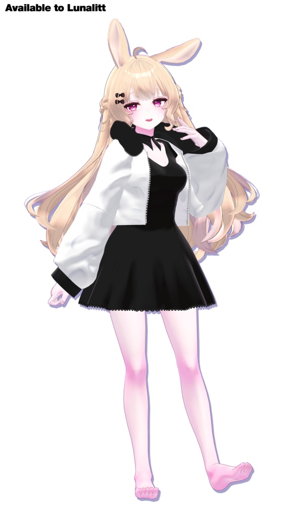 Fur Jacket & Short Dress for Leefa, Lunalitt / ファージャケット&ショートワンピース 【リーファ,ルーナリット用】 (C9)