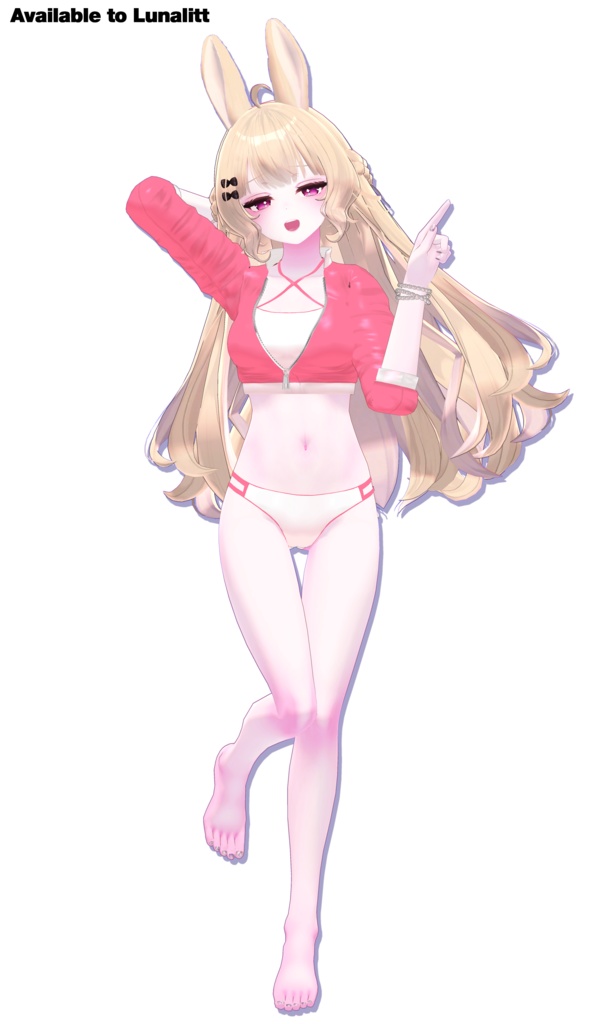 Rashguard Bikini for Leefa, Lunalitt / ラッシュガードビキニ 【リーファ,ルーナリット 用】 (C10)