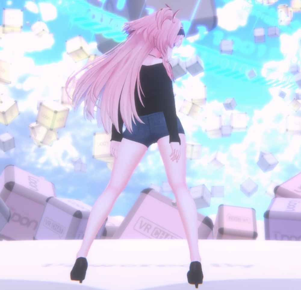 Ribbed top & Hotpants for Selestia / リブトップ&ホットパンツ【セレスティア用】 (C8)