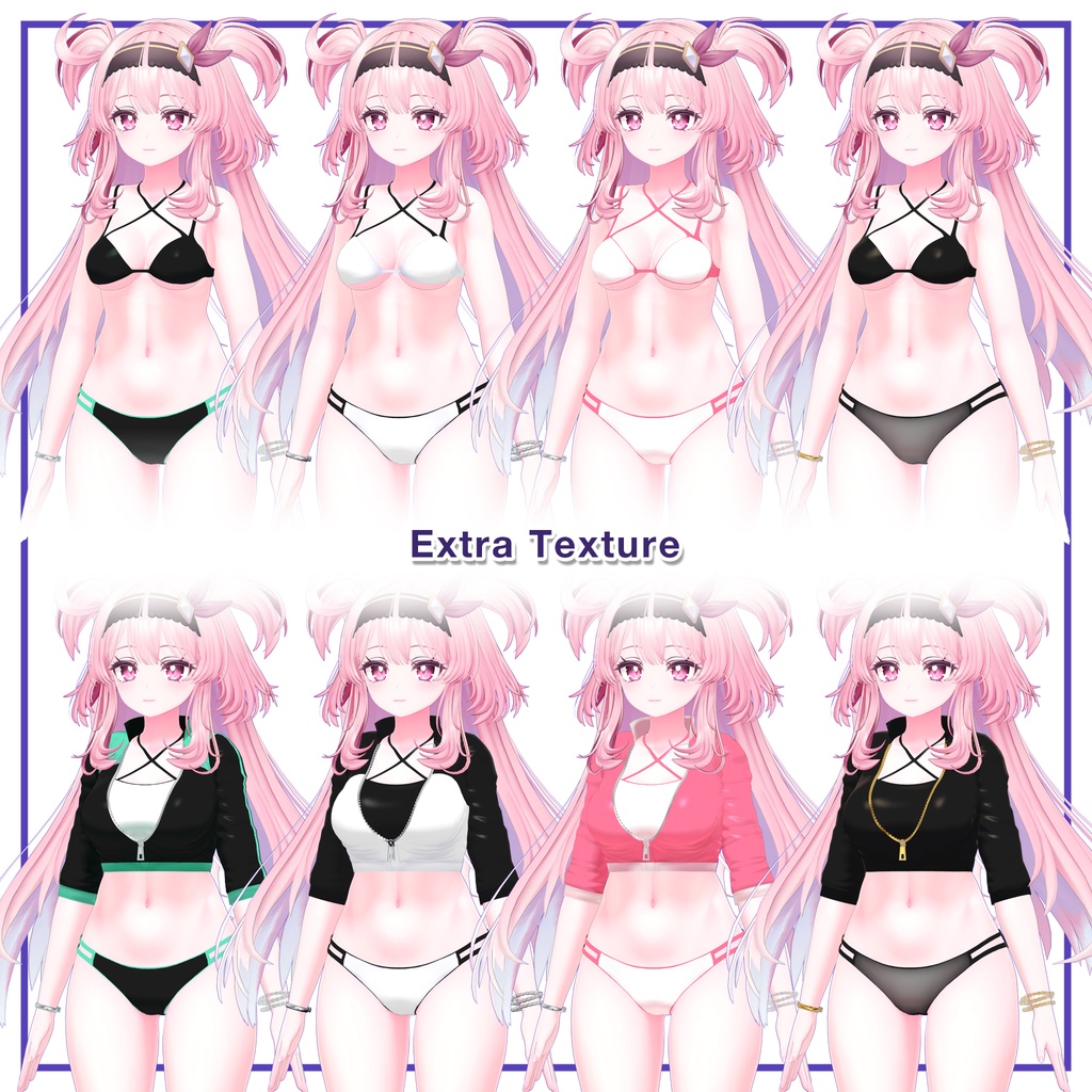 Rashguard Bikini for Selestia / ラッシュガードビキニ 【セレスティア用】 (C10)