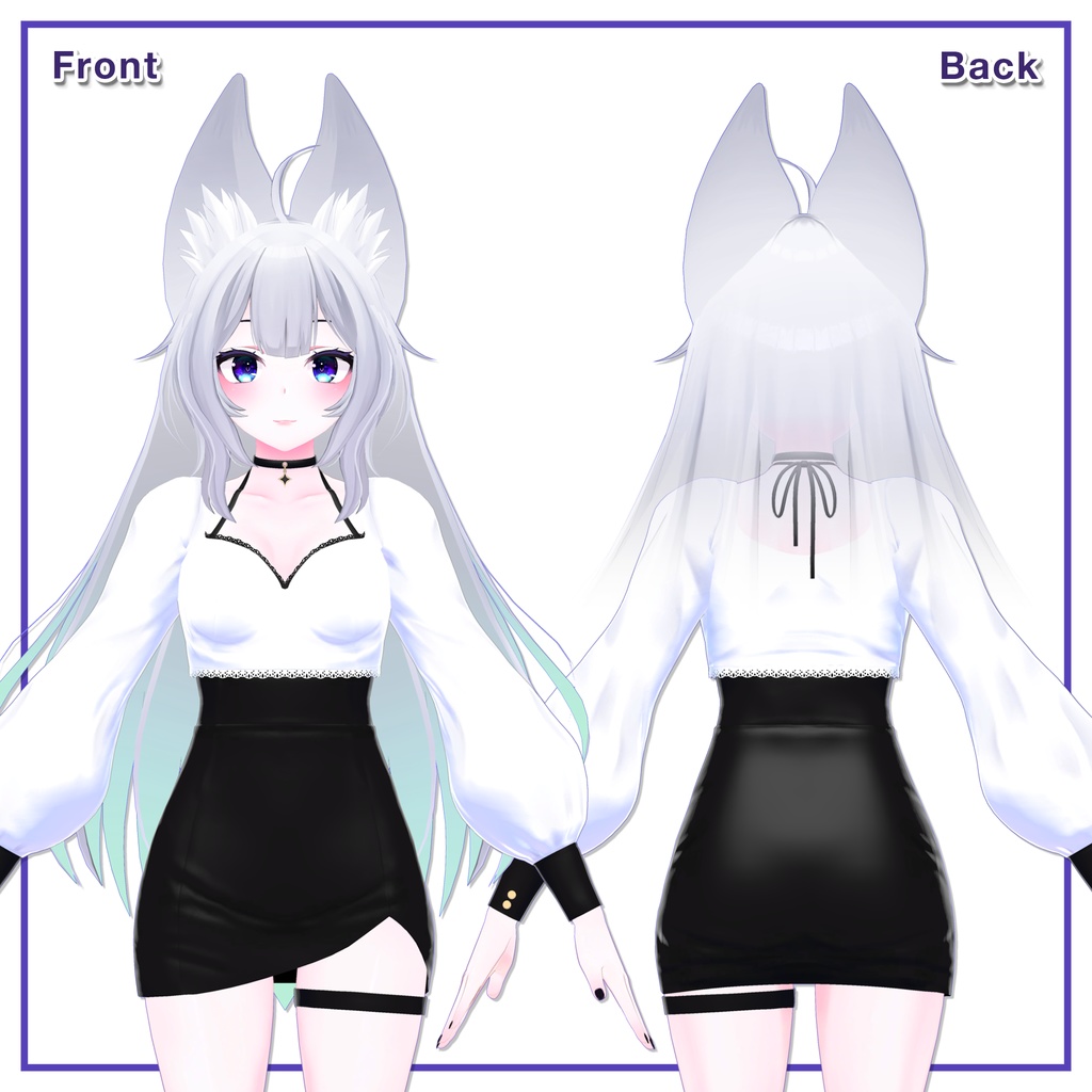 Puff sleeves & Tulip skirt for Wolferia / パフスリーブ&チューリップスカート 【ウルフェリア用】 (C11)