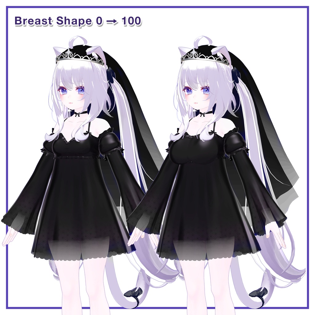 SlipDress & TiaraVeil for Maya / スリップドレス&ティアラベール【舞夜用】 (C12)