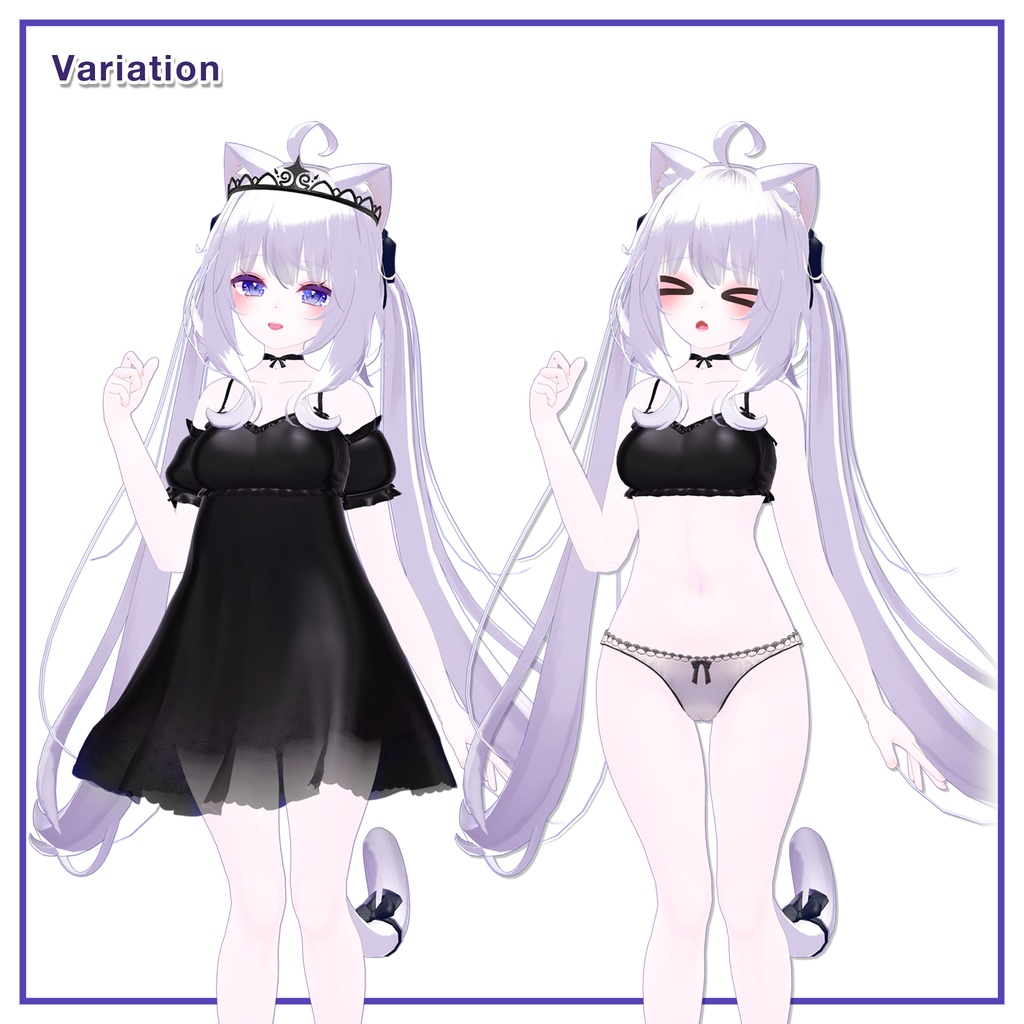 SlipDress & TiaraVeil for Maya / スリップドレス&ティアラベール【舞夜用】 (C12)