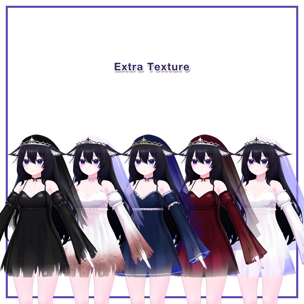 SlipDress & TiaraVeil for Kikyo / スリップドレス&ティアラベール【桔梗用】 (C12)