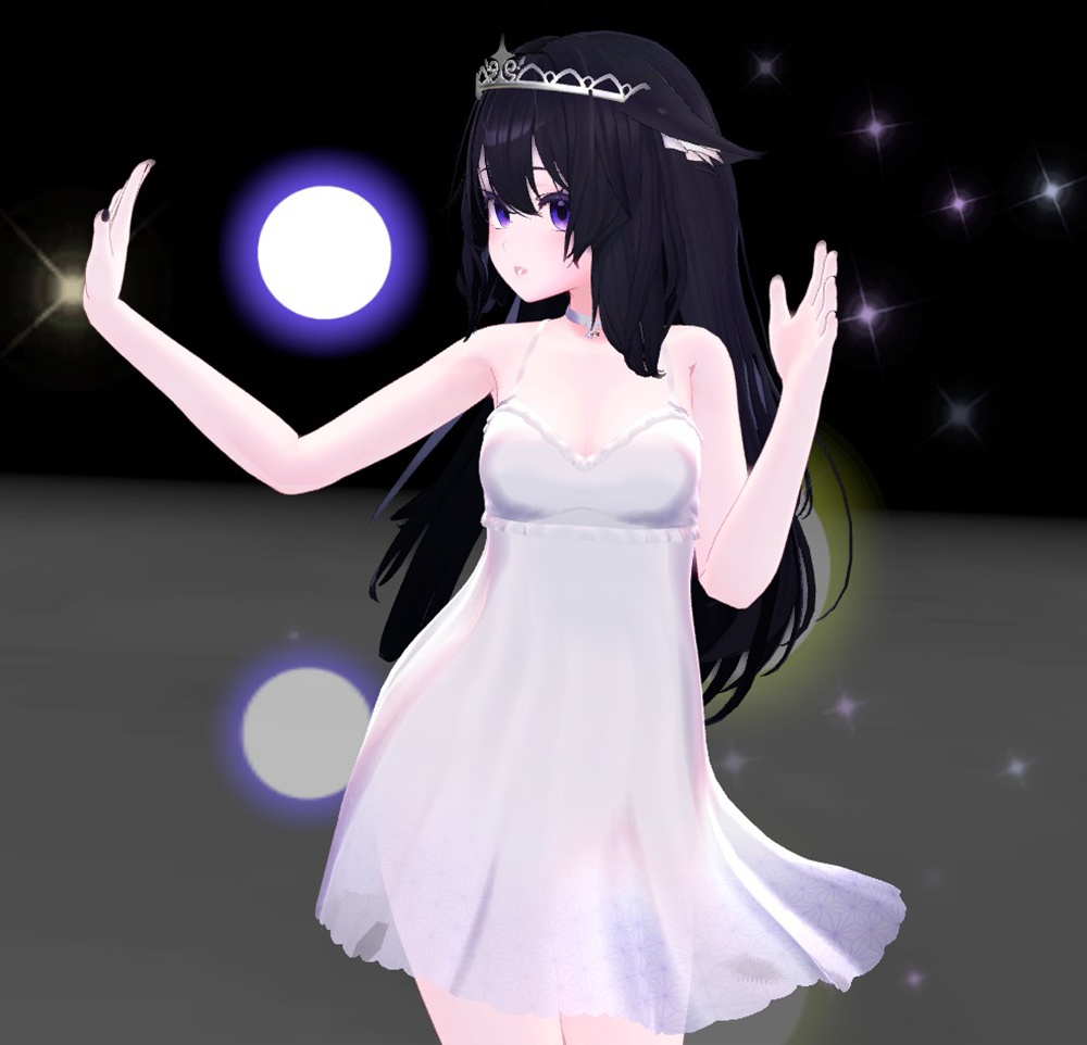 SlipDress & TiaraVeil for Kikyo / スリップドレス&ティアラベール【桔梗用】 (C12)