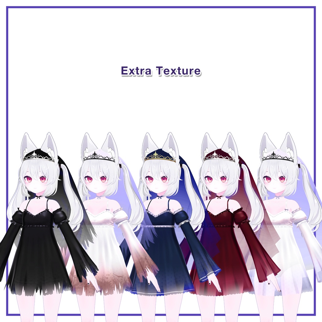 SlipDress & TiaraVeil for Karin / スリップドレス&ティアラベール【カリン用】 (C12)