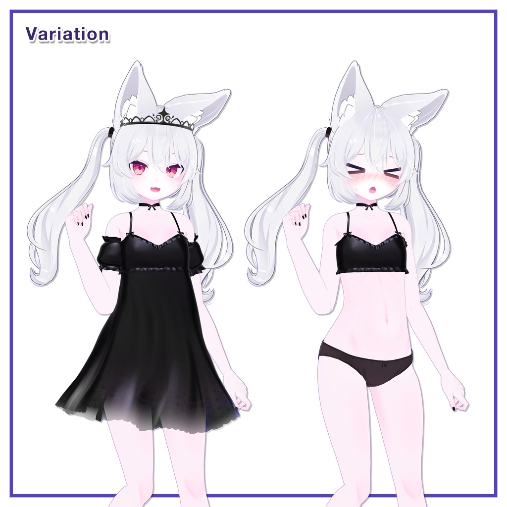 SlipDress & TiaraVeil for Karin / スリップドレス&ティアラベール【カリン用】 (C12)