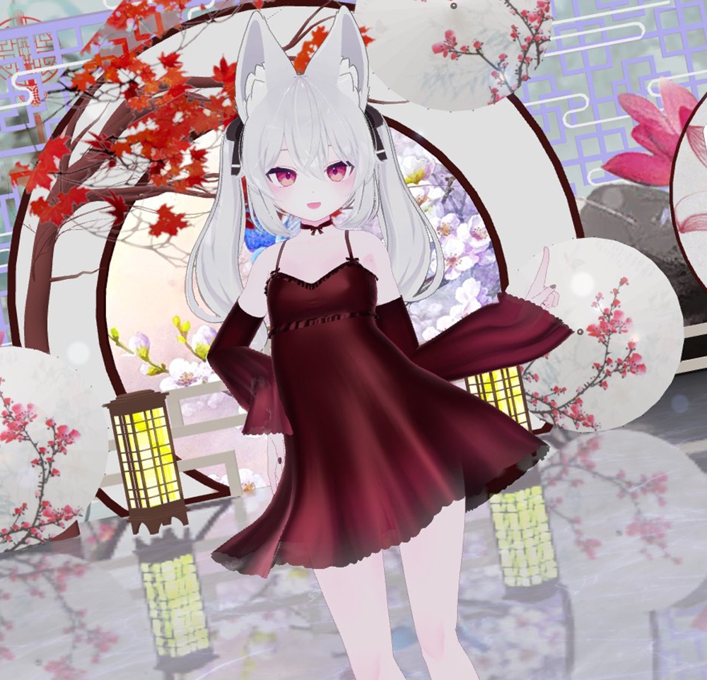 SlipDress & TiaraVeil for Karin / スリップドレス&ティアラベール【カリン用】 (C12)