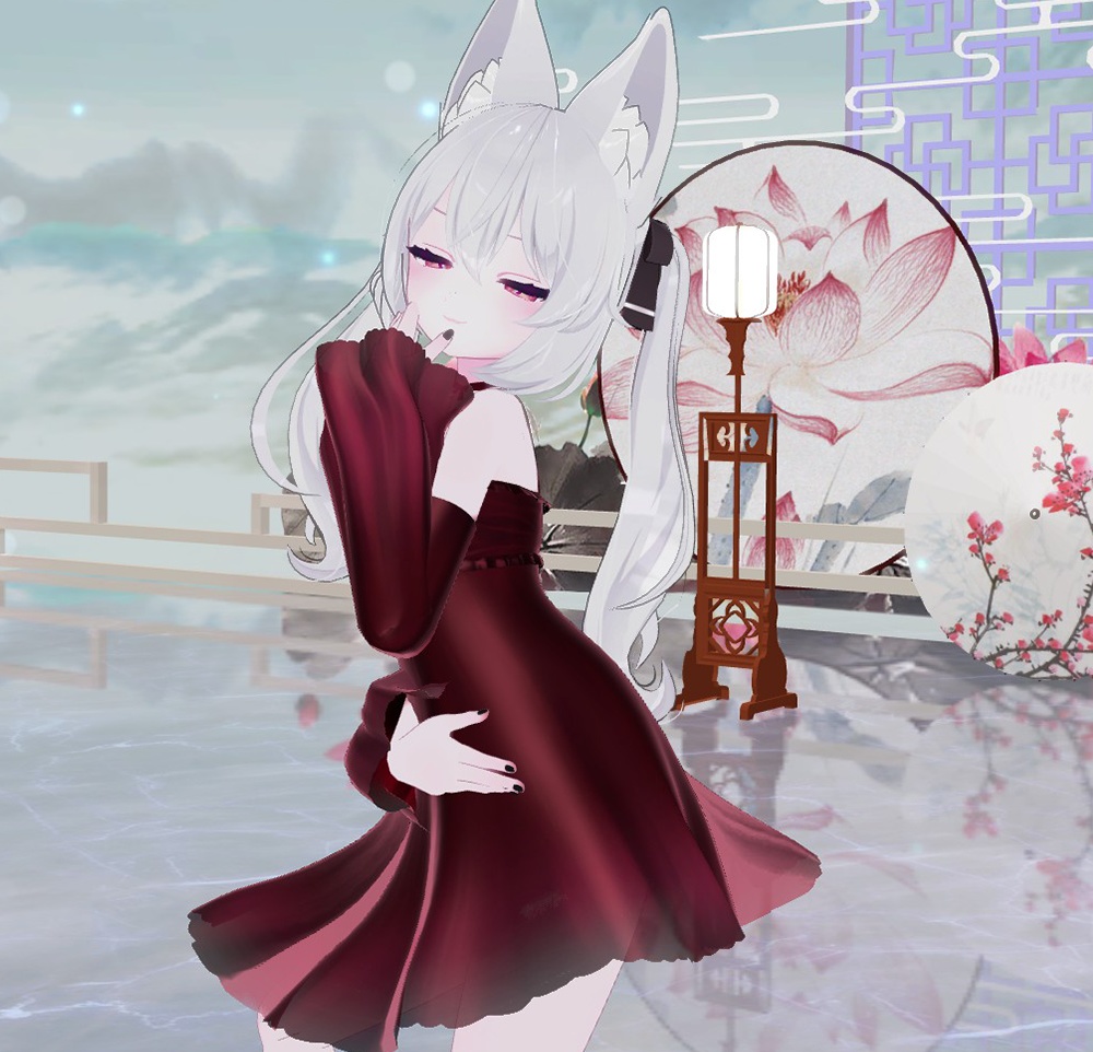 SlipDress & TiaraVeil for Karin / スリップドレス&ティアラベール【カリン用】 (C12)