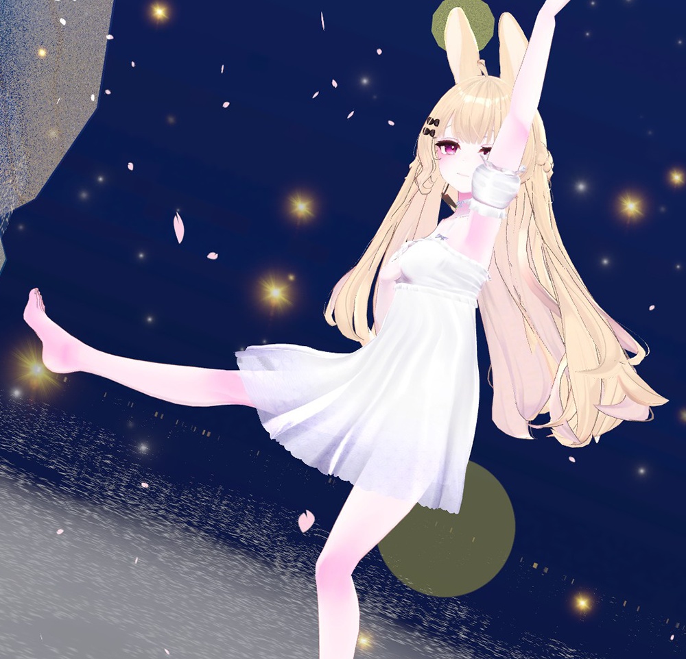 SlipDress & TiaraVeil for Lunalitt, Leefa / スリップドレス&ティアラベール【ルーナリット,リーファ用】 (C12)