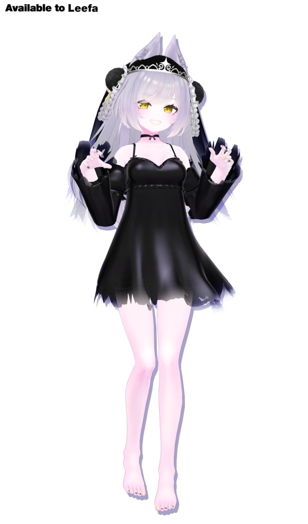 SlipDress & TiaraVeil for Lunalitt, Leefa / スリップドレス&ティアラベール【ルーナリット,リーファ用】 (C12)