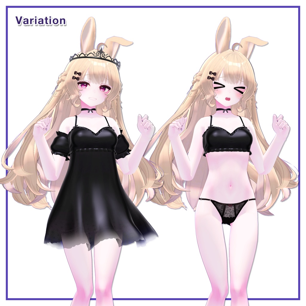 SlipDress & TiaraVeil for Lunalitt, Leefa / スリップドレス&ティアラベール【ルーナリット,リーファ用】 (C12)