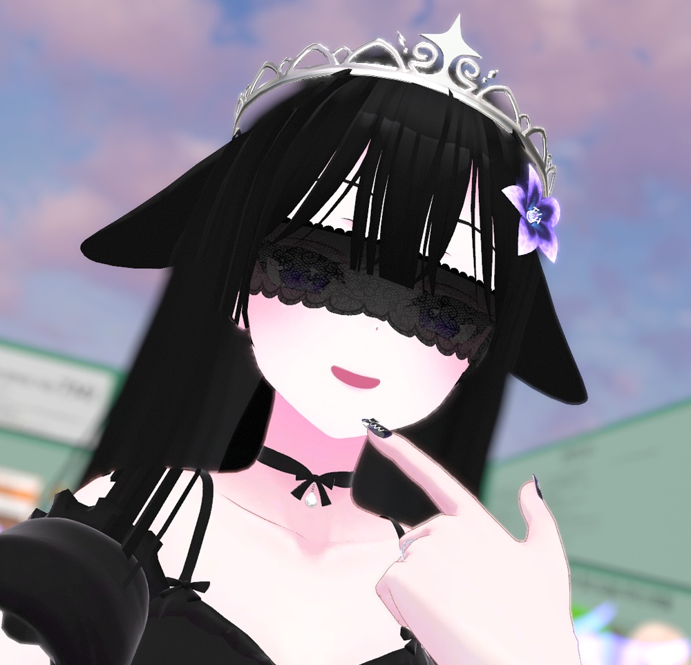 StarCharm Lace Eyepatch / スターチャームレースアイパッチ (A7)