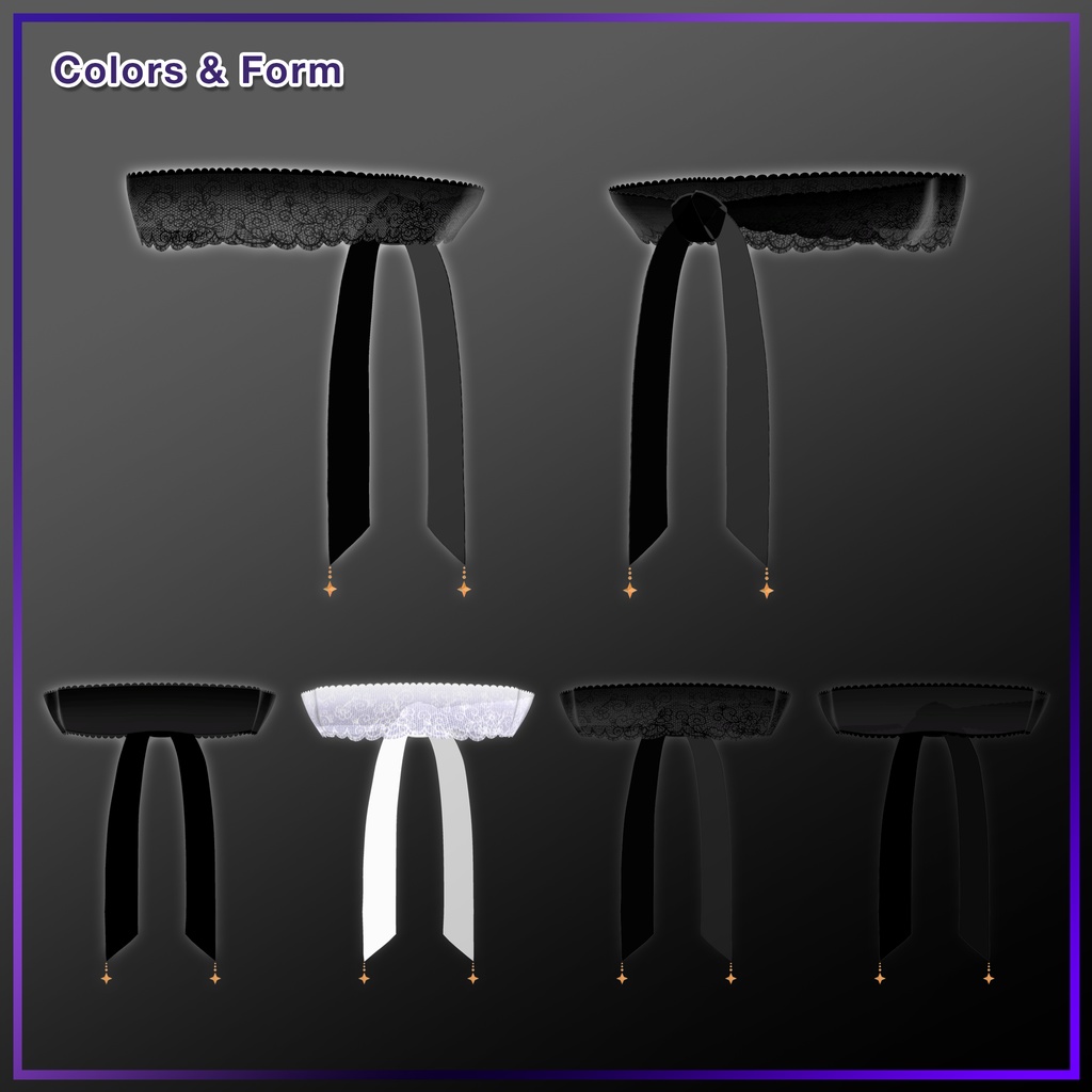 StarCharm Lace Eyepatch / スターチャームレースアイパッチ (A7)