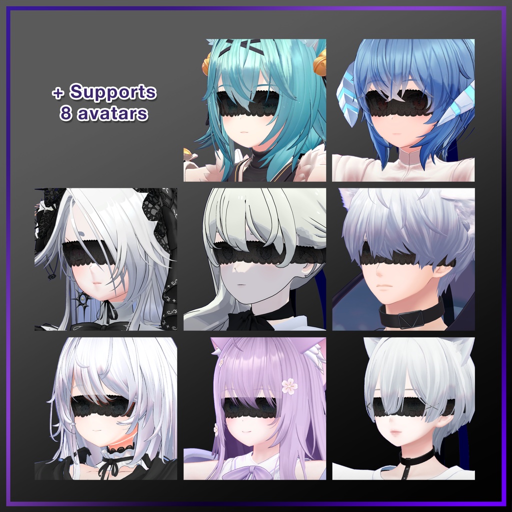 StarCharm Lace Eyepatch / スターチャームレースアイパッチ (A7)