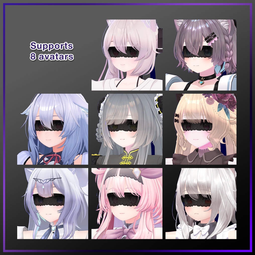 StarCharm Lace Eyepatch / スターチャームレースアイパッチ (A7)