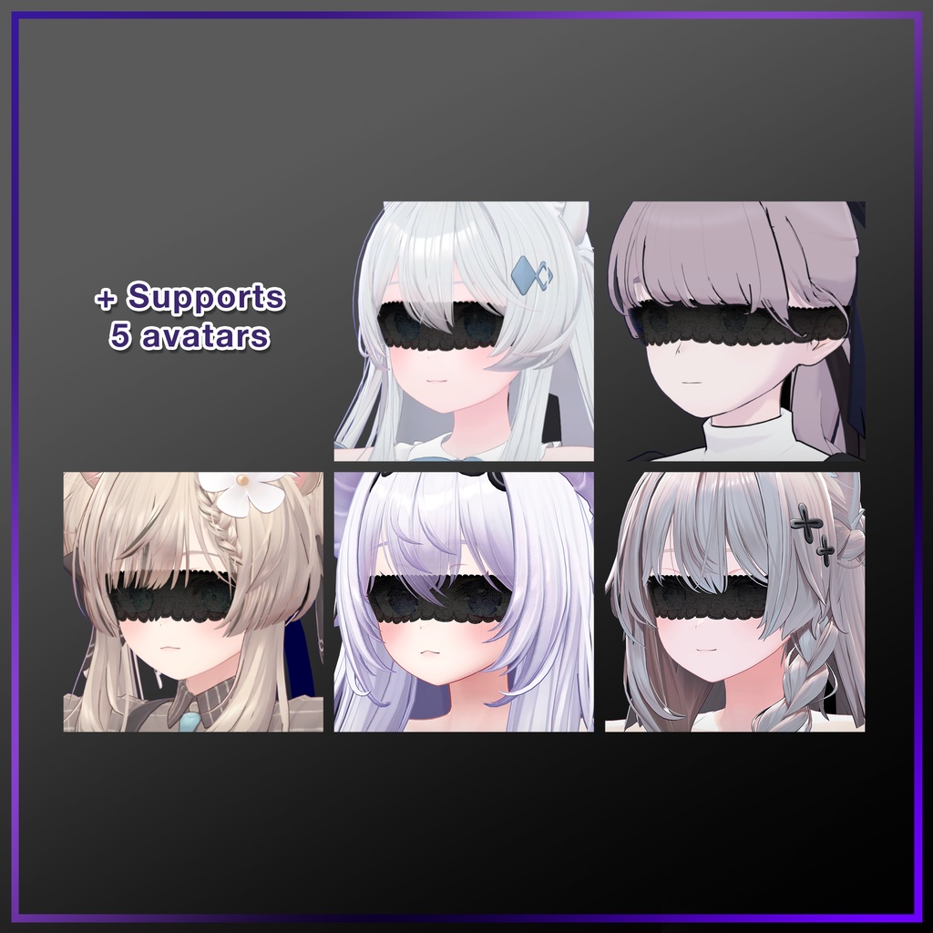 StarCharm Lace Eyepatch / スターチャームレースアイパッチ (A7)