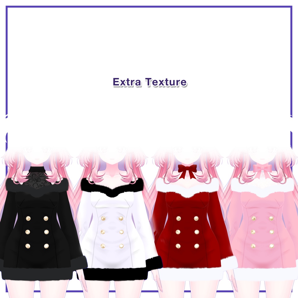 Winter Fur Dress for Selestia / ウィンターファーワンピース【セレスティア用】 (C6)