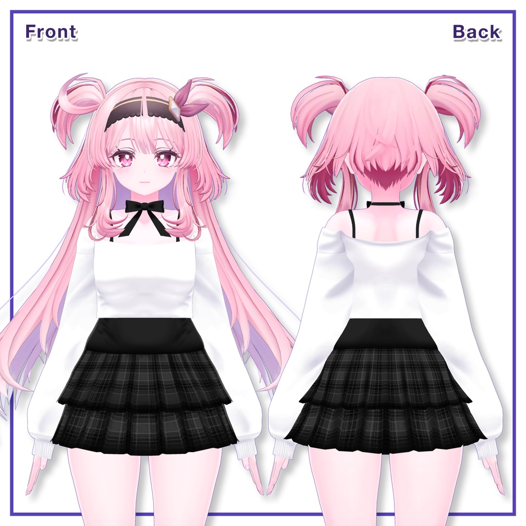 Offshoulder & Frillskirt for Selestia / オフショルダー&フリルスカート【セレスティア用】 (C1) RE